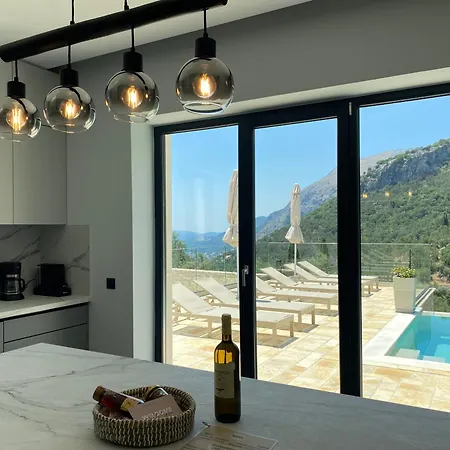 Spileo - Sea & Mountain View, Nisaki Corfu Villa Katavolos