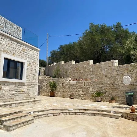 Spileo - Sea & Mountain View, Nisaki Corfu Villa